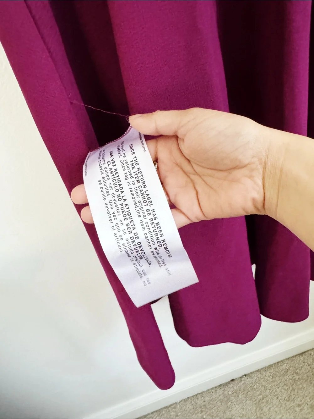 Dress The Population Dark Magenta Livia Dress Size S Nwot - Picture 9 of 9